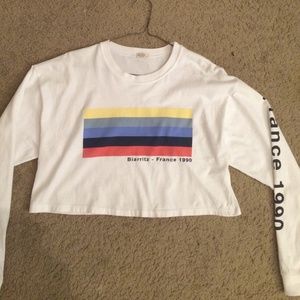 Cropped Longsleeve Brandy Melville Top